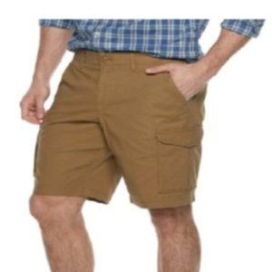 SONOMA MENS BROWN CARGO SHORTS